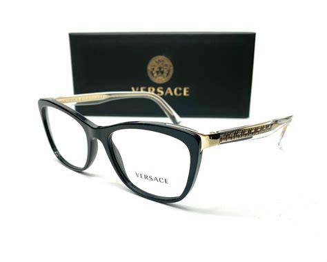 versace glasses gold frame|black and gold versace eyeglasses.